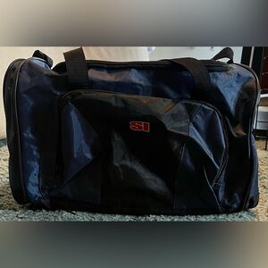 Sports Illustrated Plastic / Leather Small Duffel Bag With Drink Holder 14x10